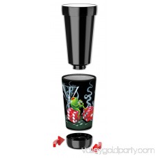 Mugzie 16-Ounce Tumbler Drink Cup with Removable Insulated Wetsuit Cover - Michael Godard: Sitting on 7's